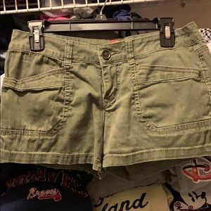 Green shorts